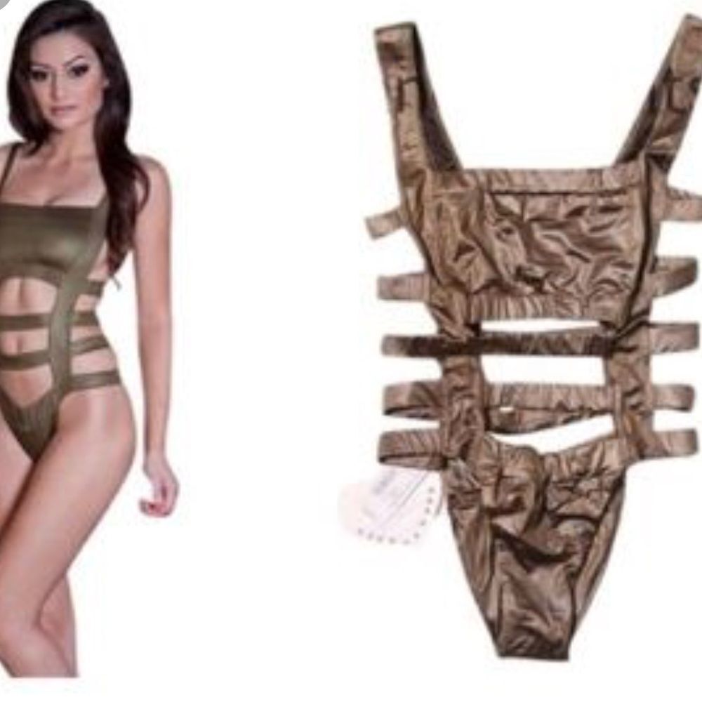 Beach Bunny Promiscuous One Piece Bathing Suit nwt
